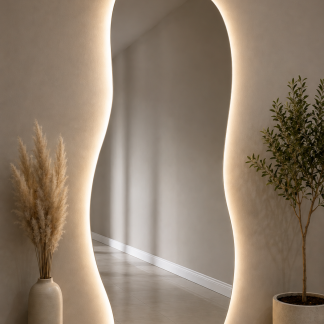 Espejo Led Decorativo Irregular 1,80x70